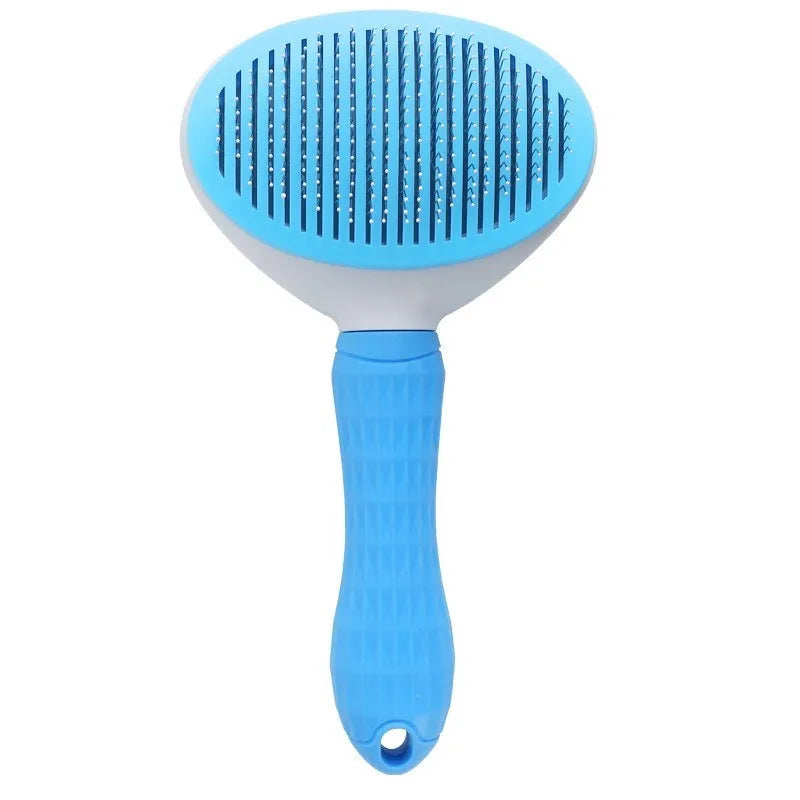 Self-Cleaning Pet Hair Remover Brush – Grooming Tool for Dogs and Cats