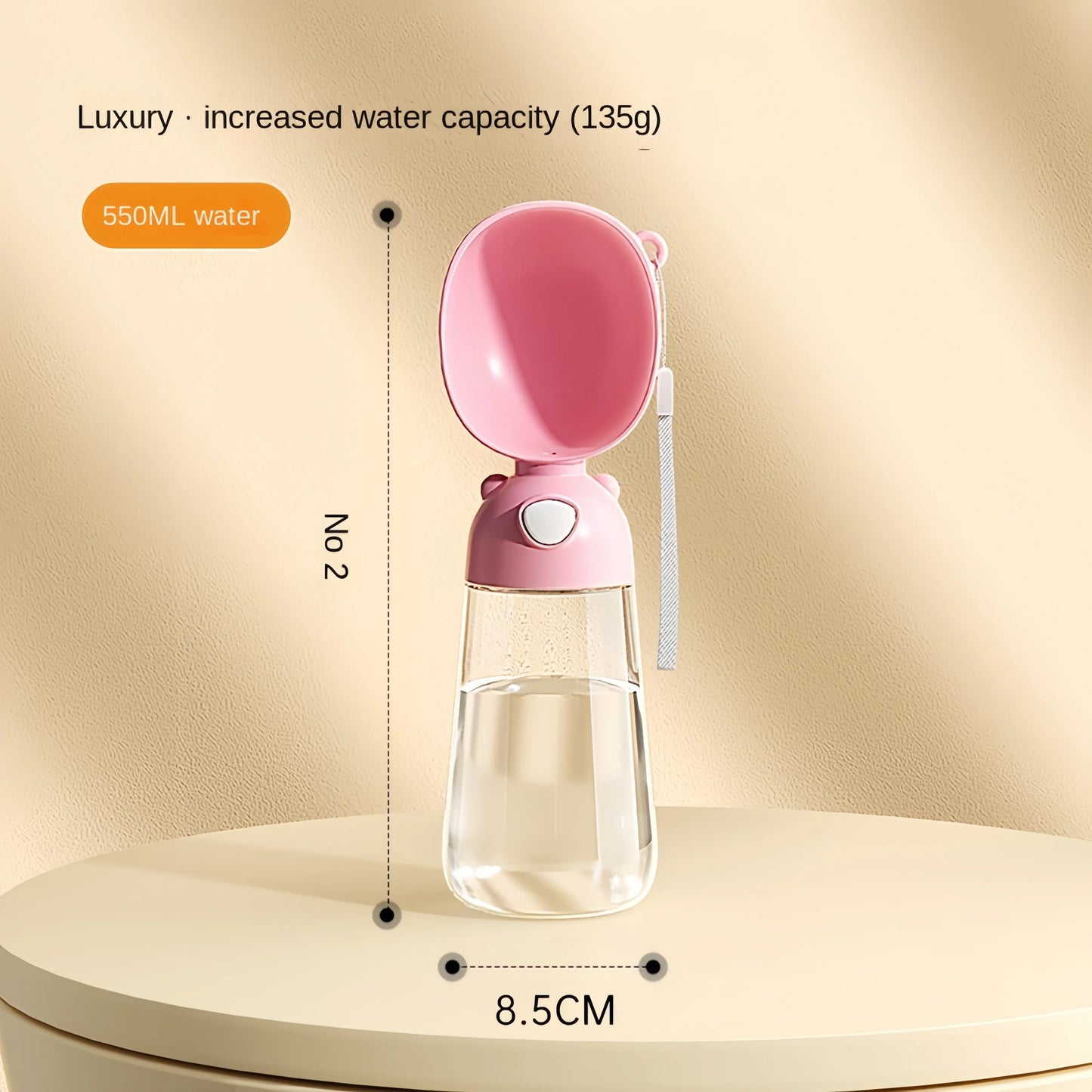 Portable Water Bowl Portable Food Grade Material Dog Cat Travel Pet Water Cup Bottle With Food Dispenser Pet Dog Supplies