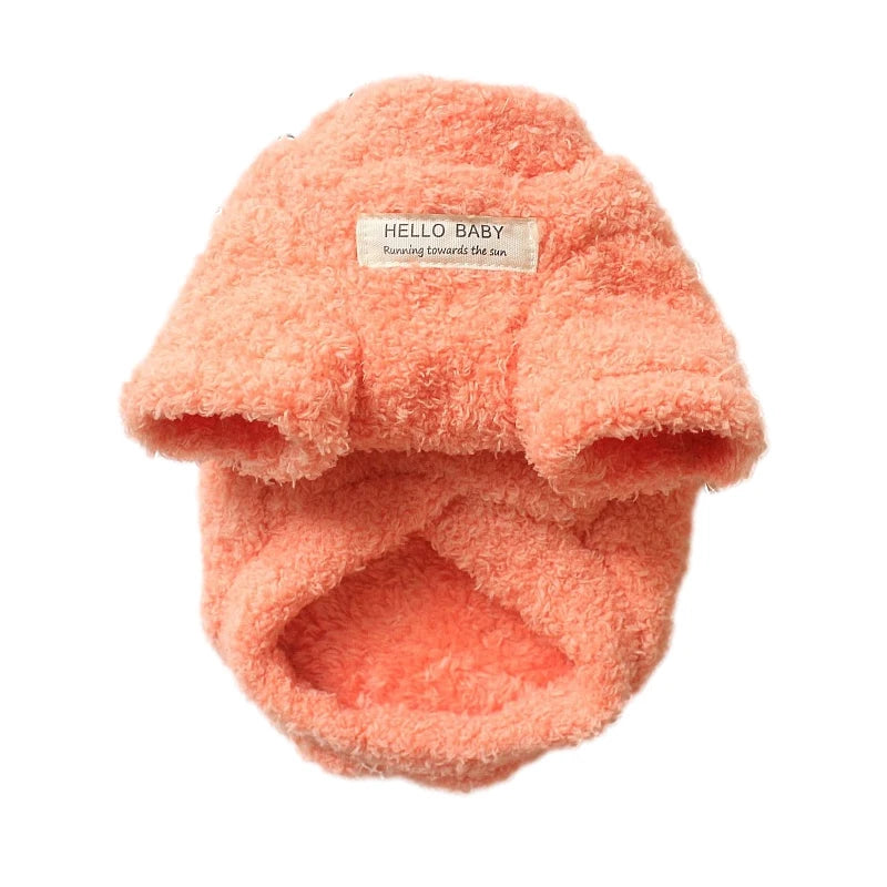 Winter Dog Sweater – Warm Plush Jacket for Small and Medium Dogs and Cats