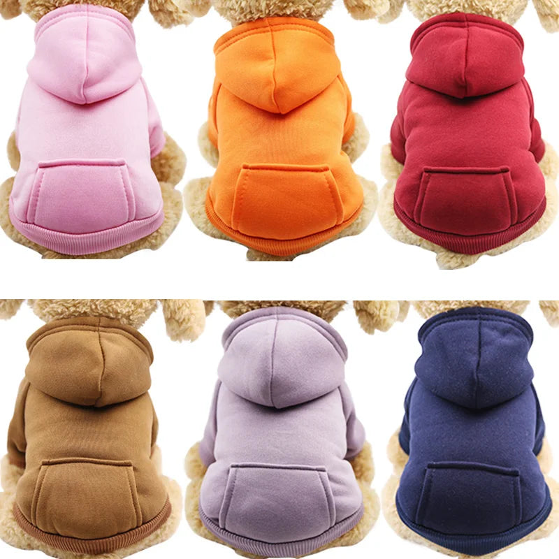 Warm Dog Hoodie - Cozy Pet Clothes for Small to Large Dogs