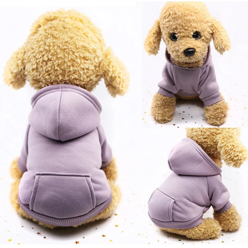 Warm Dog Hoodie - Cozy Pet Clothes for Small to Large Dogs