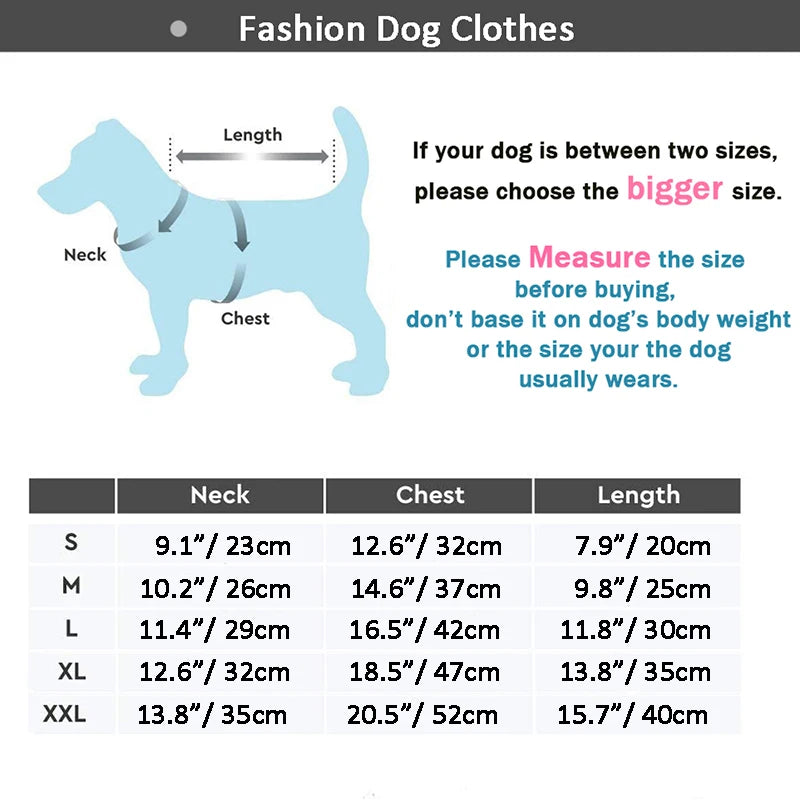 Winter Pet Dog Vest – Warm Cotton Jacket for Small and Medium Dogs and Cats