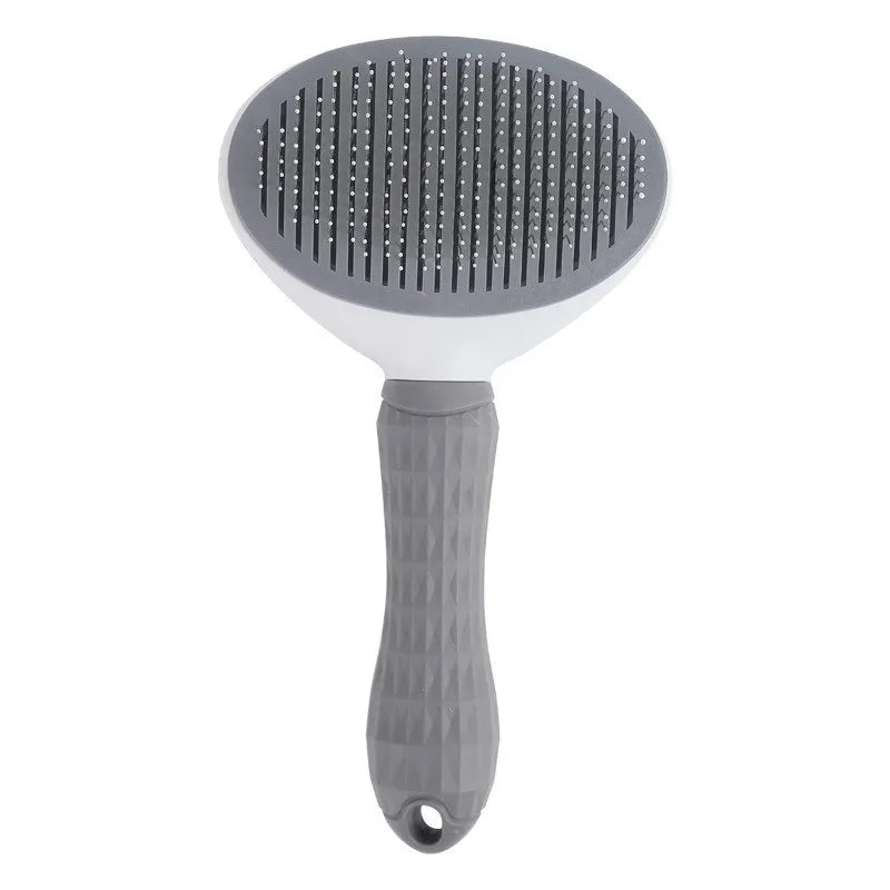 Self-Cleaning Pet Hair Remover Brush – Grooming Tool for Dogs and Cats