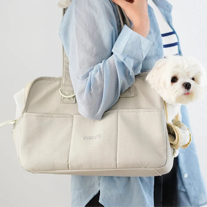 Puppy Go Out Portable Shoulder Handbag Dog Carrier Bag for Small Pets
