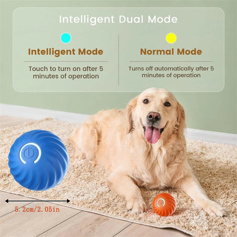 Smart Dog Toy Ball – Interactive USB Rechargeable Moving Pet Toy