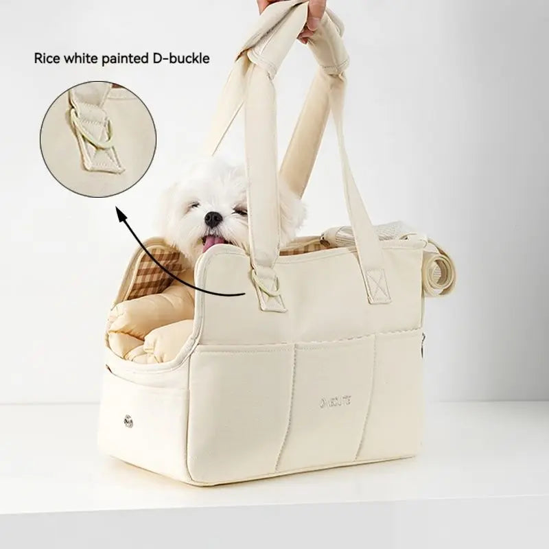 Puppy Go Out Portable Shoulder Handbag Dog Carrier Bag for Small Pets