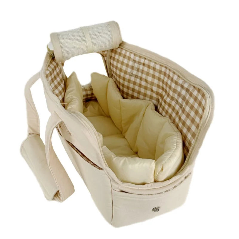 Puppy Go Out Portable Shoulder Handbag Dog Carrier Bag for Small Pets