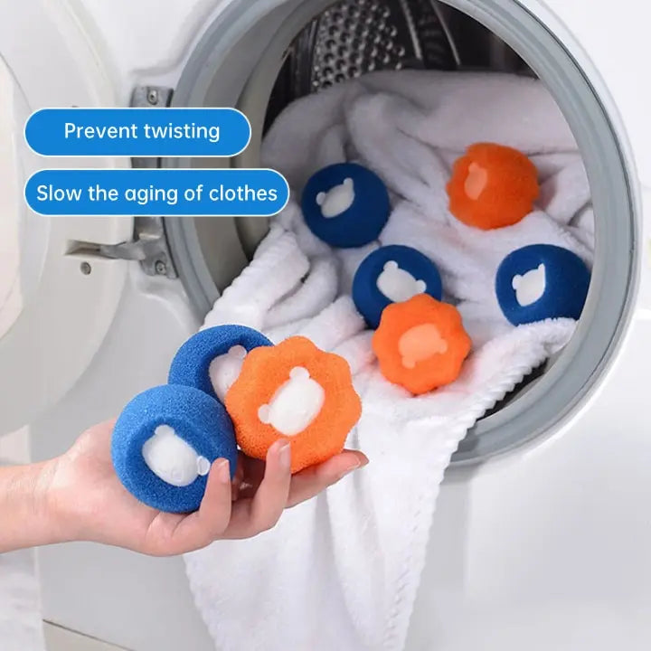 Laundry Ball Hair Remover Kit – Pet Hair Cleaning Tool for Clothes