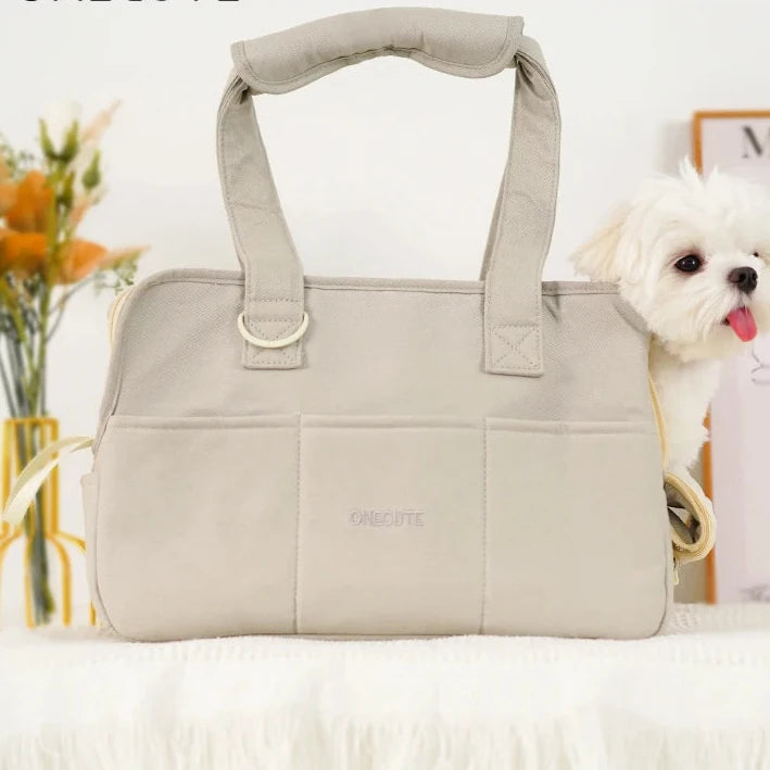 Puppy Go Out Portable Shoulder Handbag Dog Carrier Bag for Small Pets