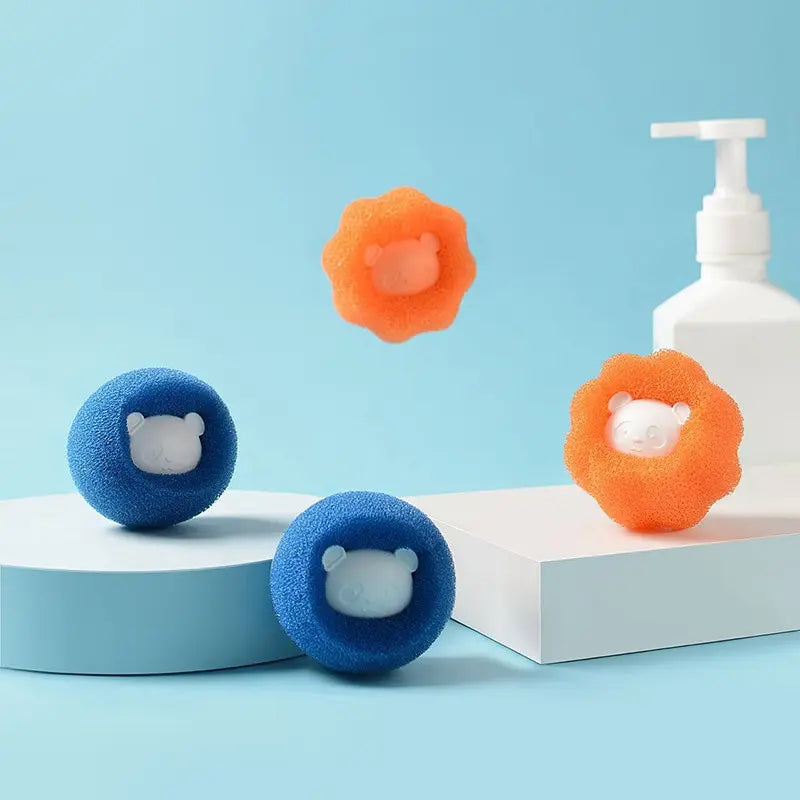 Laundry Ball Hair Remover Kit – Pet Hair Cleaning Tool for Clothes