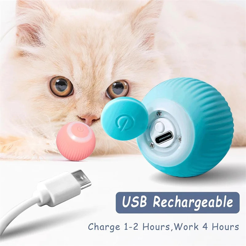 Smart Dog Toy Ball – Interactive USB Rechargeable Moving Pet Toy
