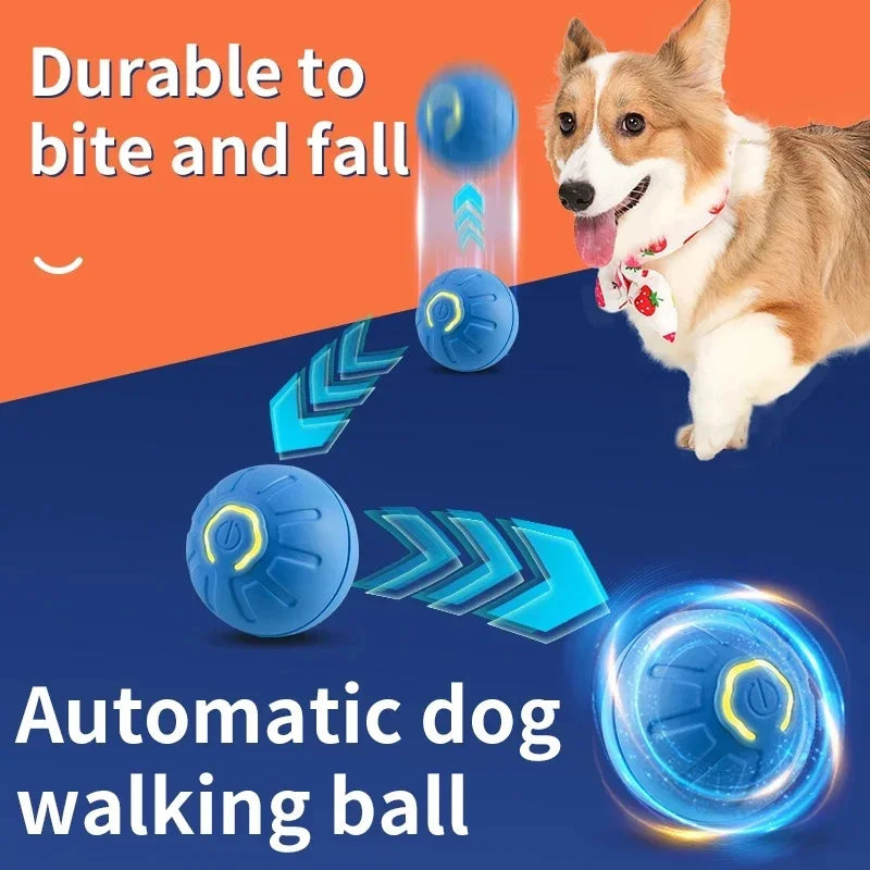 Smart Dog Toy Ball – Interactive USB Rechargeable Moving Pet Toy