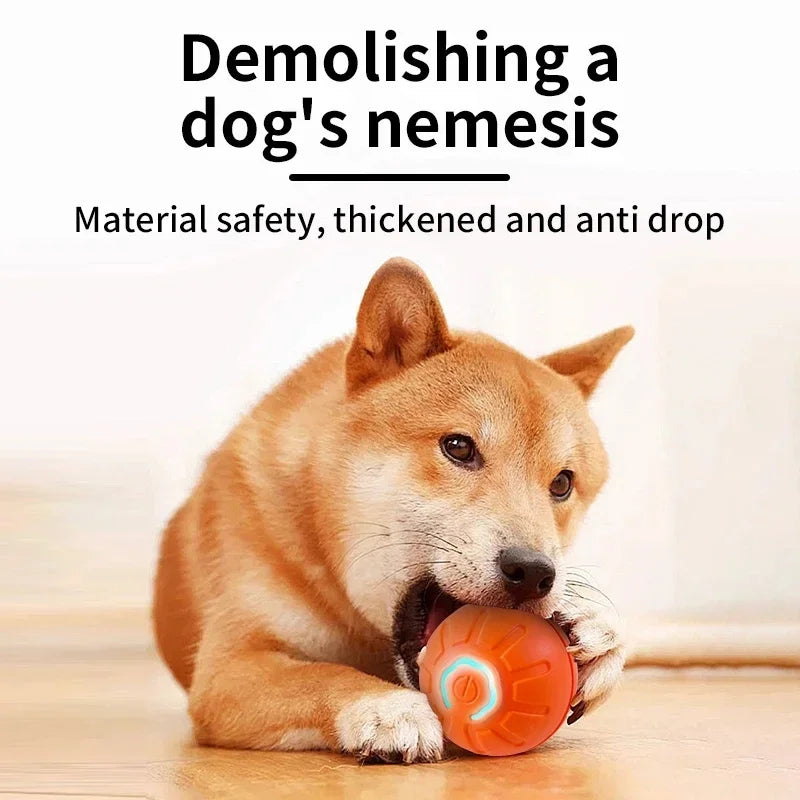 Smart Dog Toy Ball – Interactive USB Rechargeable Moving Pet Toy