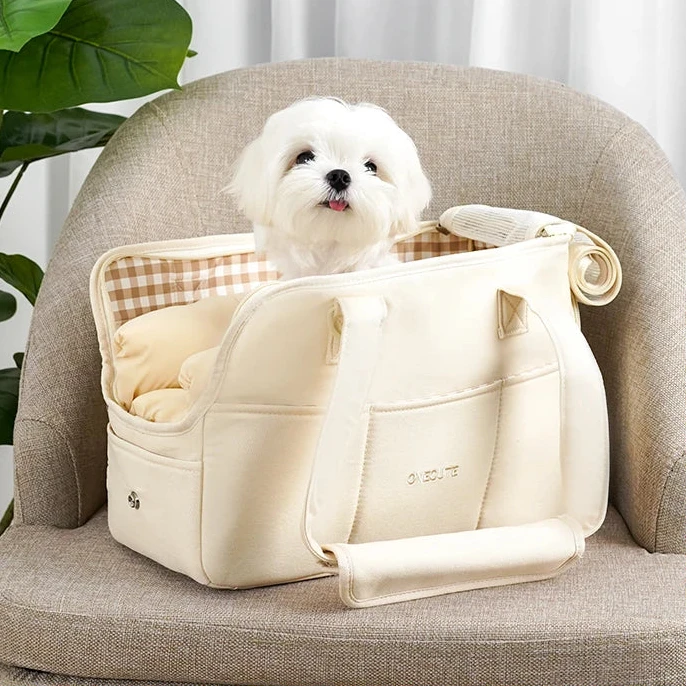 Puppy Go Out Portable Shoulder Handbag Dog Carrier Bag for Small Pets