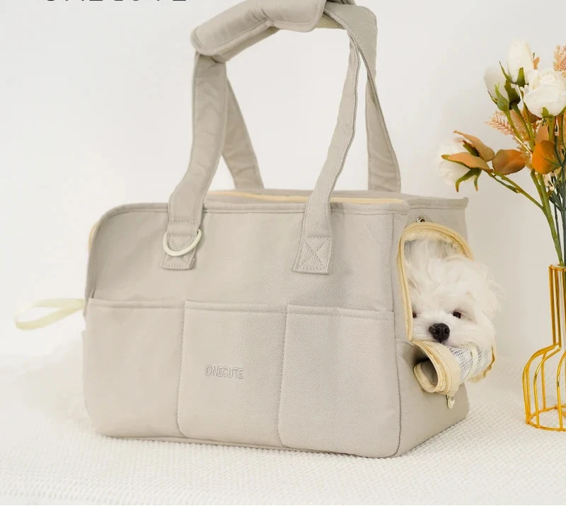 Puppy Go Out Portable Shoulder Handbag Dog Carrier Bag for Small Pets