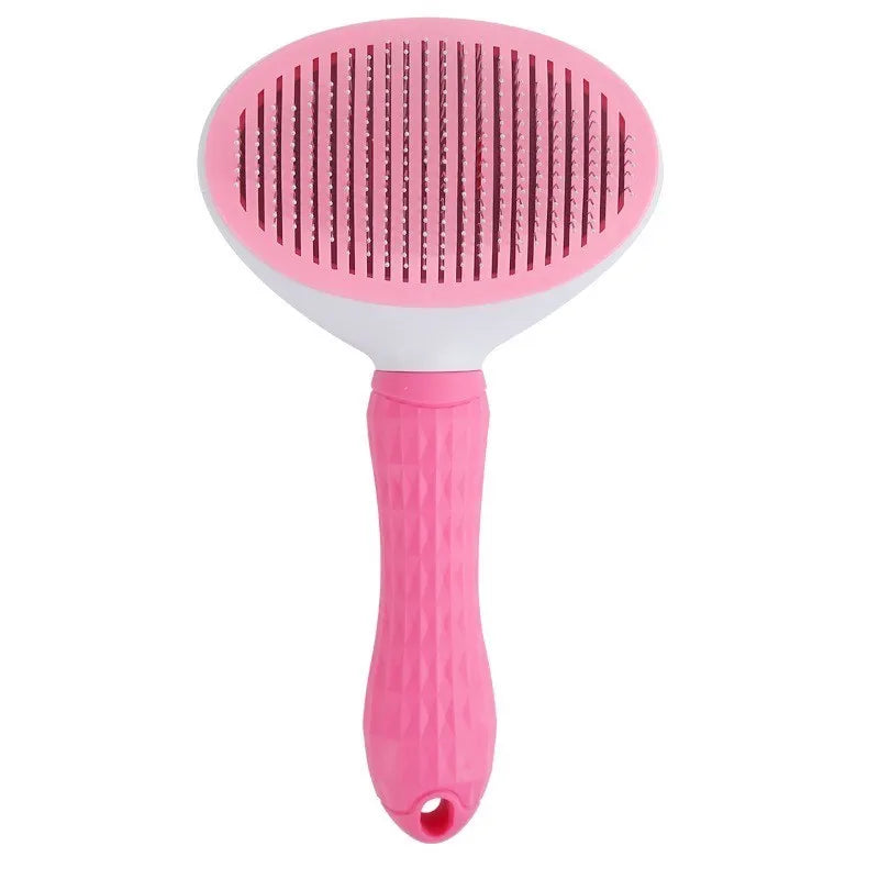 Self-Cleaning Pet Hair Remover Brush – Grooming Tool for Dogs and Cats