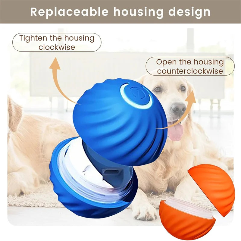 Smart Dog Toy Ball – Interactive USB Rechargeable Moving Pet Toy