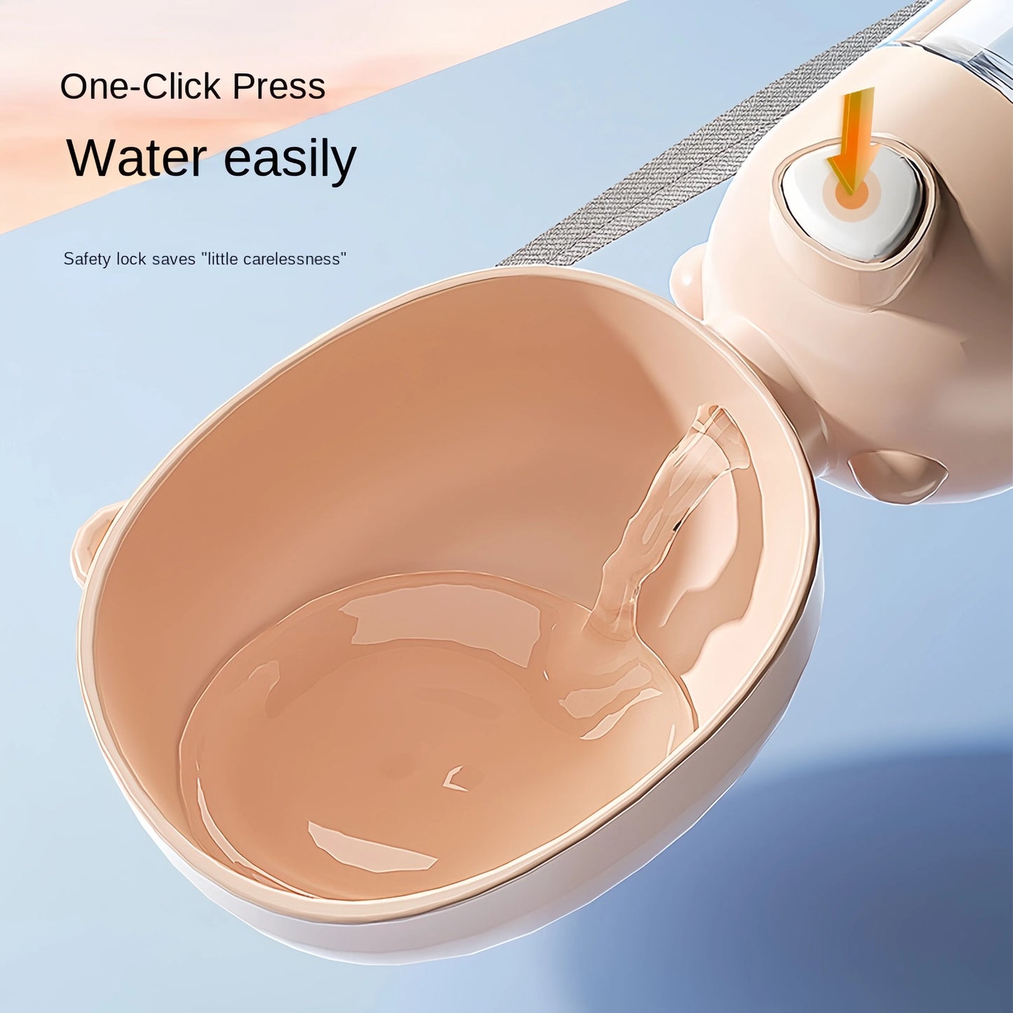 Portable Water Bowl Portable Food Grade Material Dog Cat Travel Pet Water Cup Bottle With Food Dispenser Pet Dog Supplies