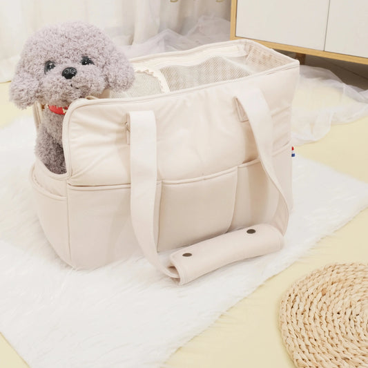 Pet Carrier Shoulder Bag For Going Out, With Breathable Design Can Be Carried By Hand, Suitable For Dogs