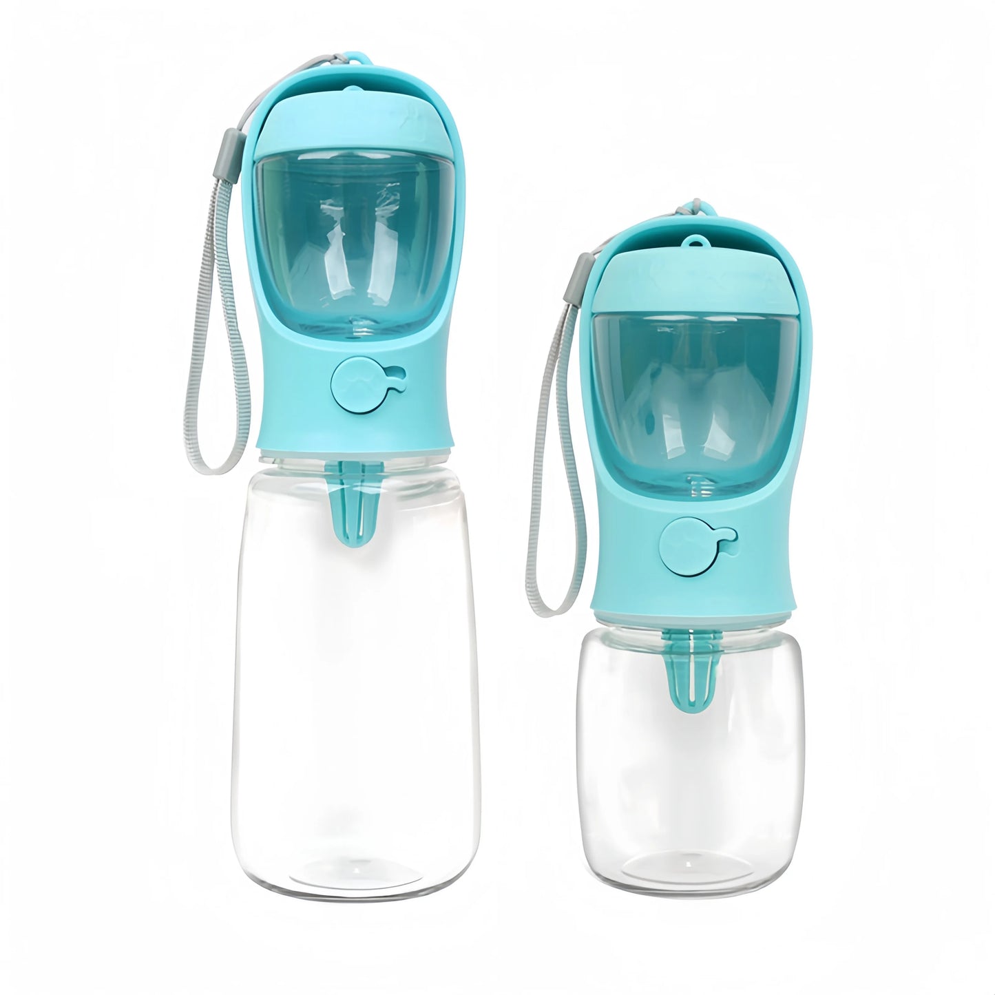 Portable Pet Feeding and Watering Supplies Portable Food Grade Material Dog Travel Pet Water Cup Bottle With Food Dispenser