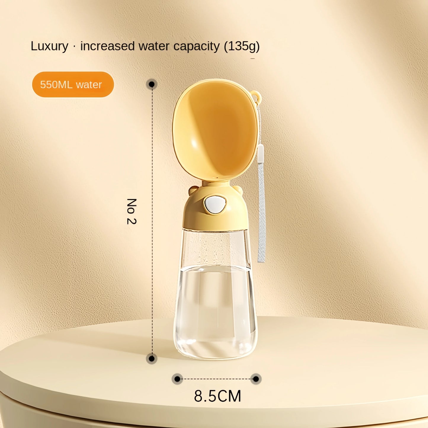 Portable Water Bowl Portable Food Grade Material Dog Cat Travel Pet Water Cup Bottle With Food Dispenser Pet Dog Supplies